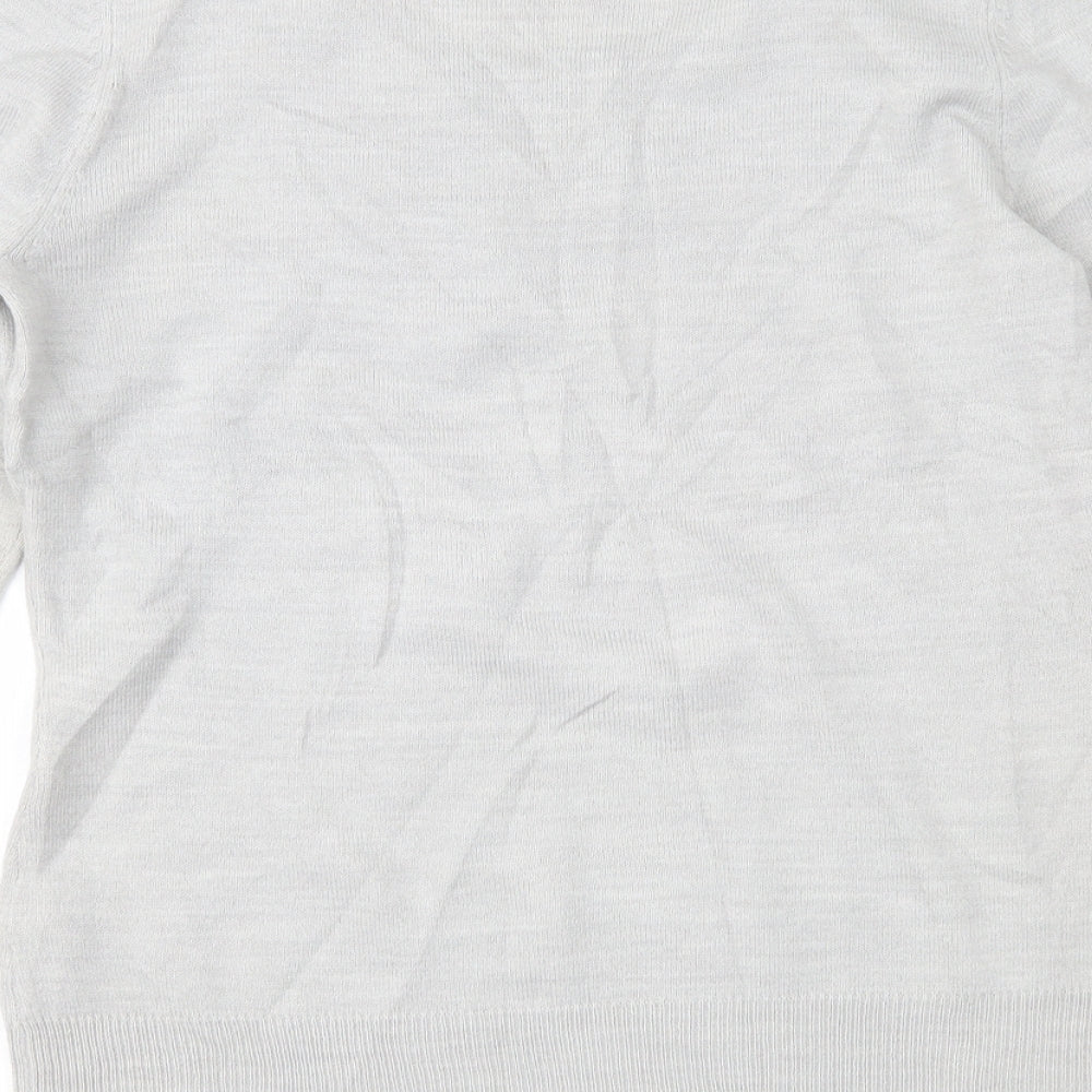 Womens UK Size 12 Per Una Grey Pullover Jumper