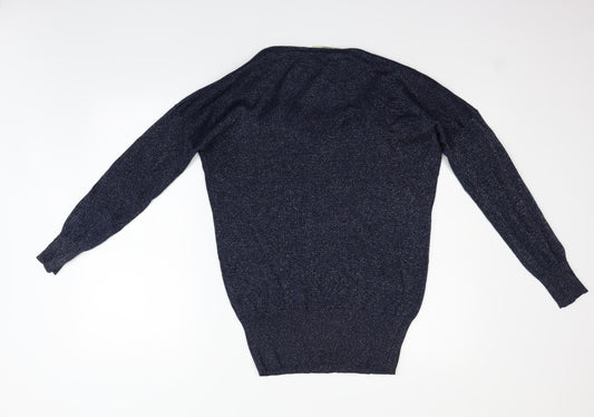 Womens UK Size S Oasis Blue Pullover Jumper