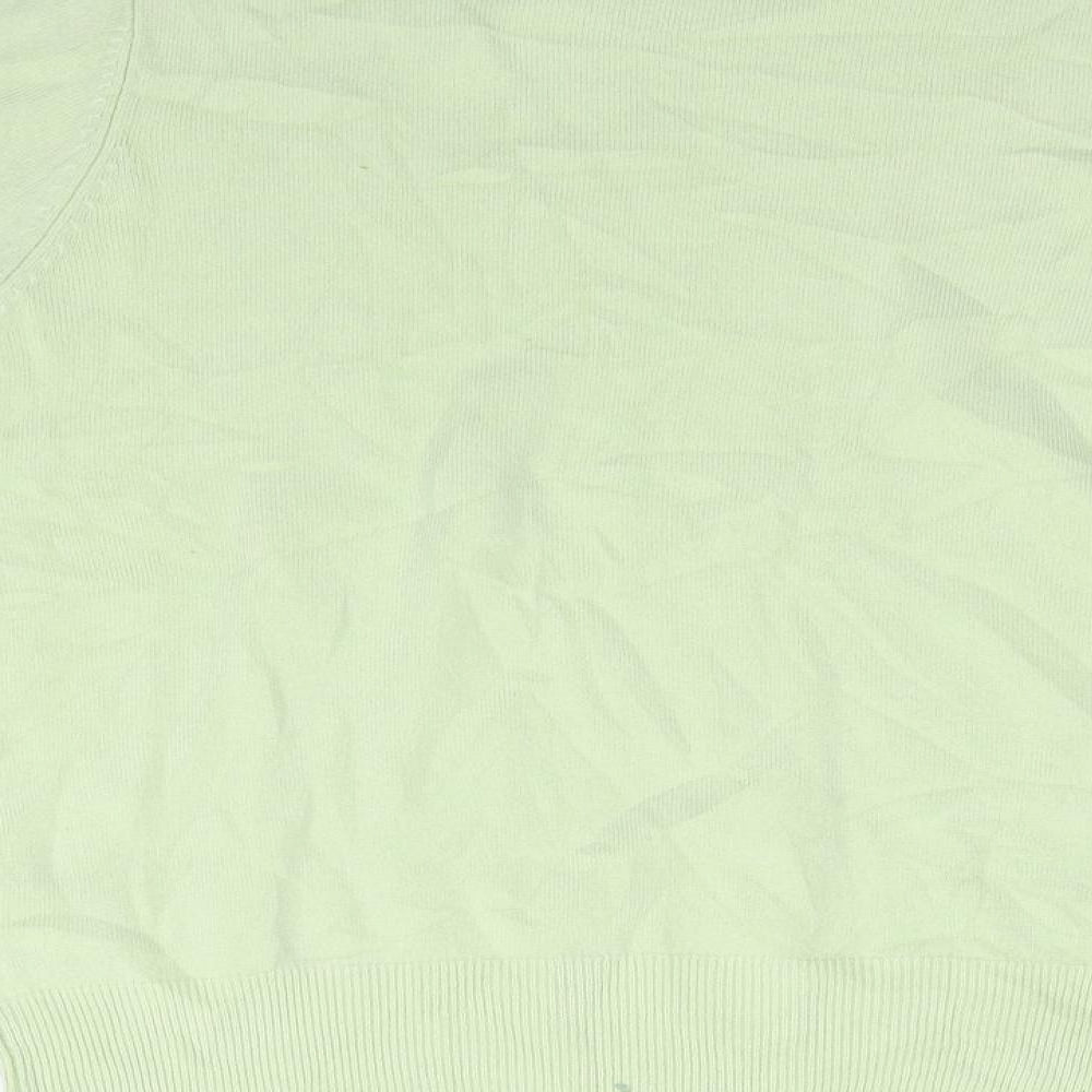 Womens UK Size 14 Marks and Spencer Green Pullover Jumper