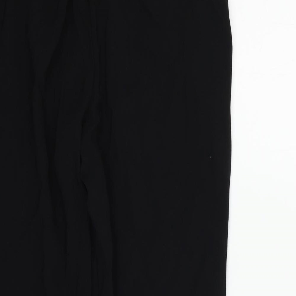 Womens UK Size 8 Marks and Spencer Regular Fit Black Trousers