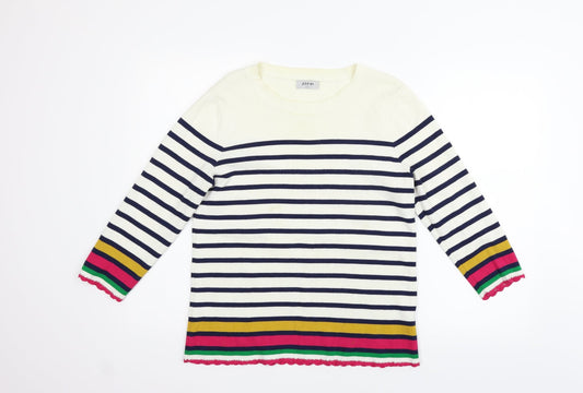 Womens UK Size 12 Soon Beige Pullover Jumper
