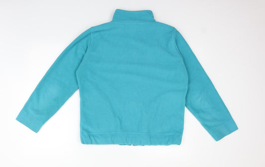 EWM Womens Green Full Zip Jumper Size M - washable mark