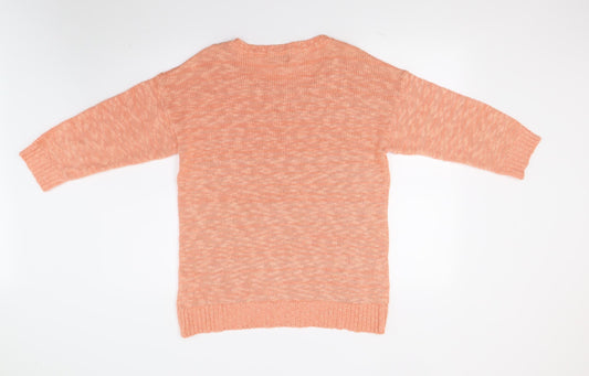 Womens UK Size 12 NEXT Orange Pullover Jumper