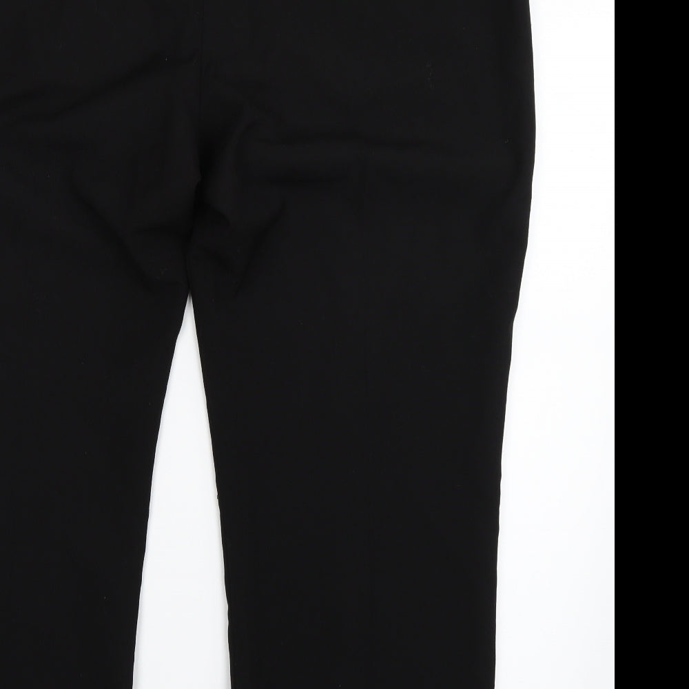 Mens UK Size 22 Bonmarché Regular Fit Black Trousers