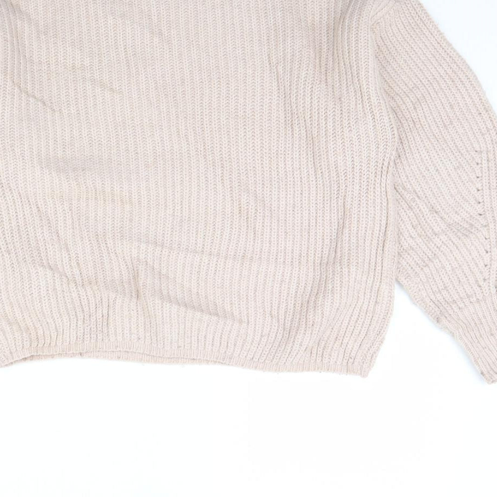 Womens UK Size S New Look Pink Pullover Jumper