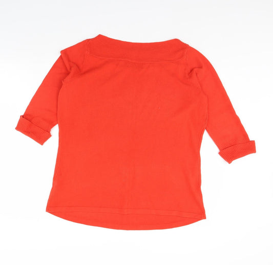Womens UK Size 18 Ann Harvey Red Pullover Jumper