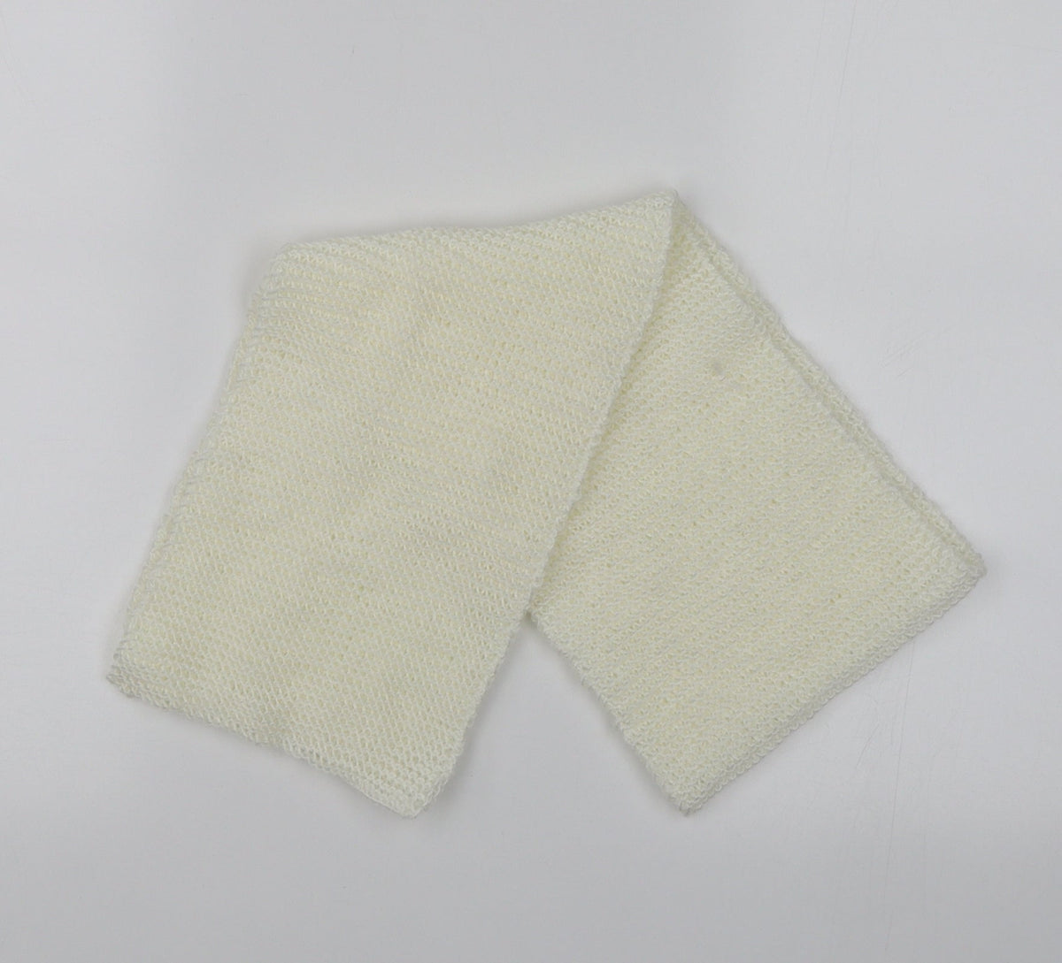 preoworn Womens Beige Knit Scarf