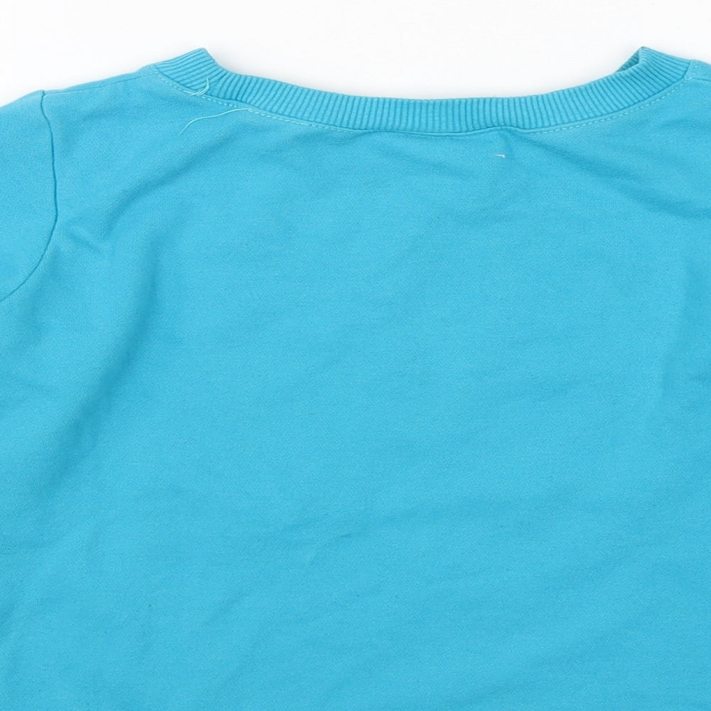 Decathlon Boys Blue Pullover Sweatshirt Size 5 Years