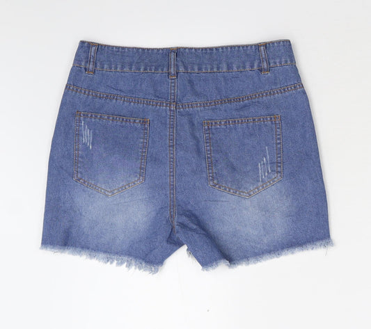 Womens UK Size 10 Preworn Regular Fit Mom Shorts