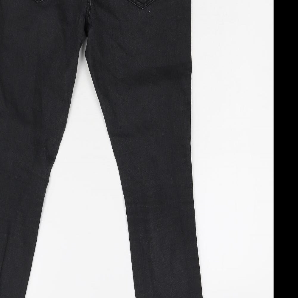 New Look Womens Black Denim Skinny Jeans Size 10 L28 in
