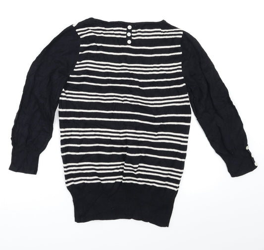 Womens UK Size 10 NEXT Black Pullover Jumper