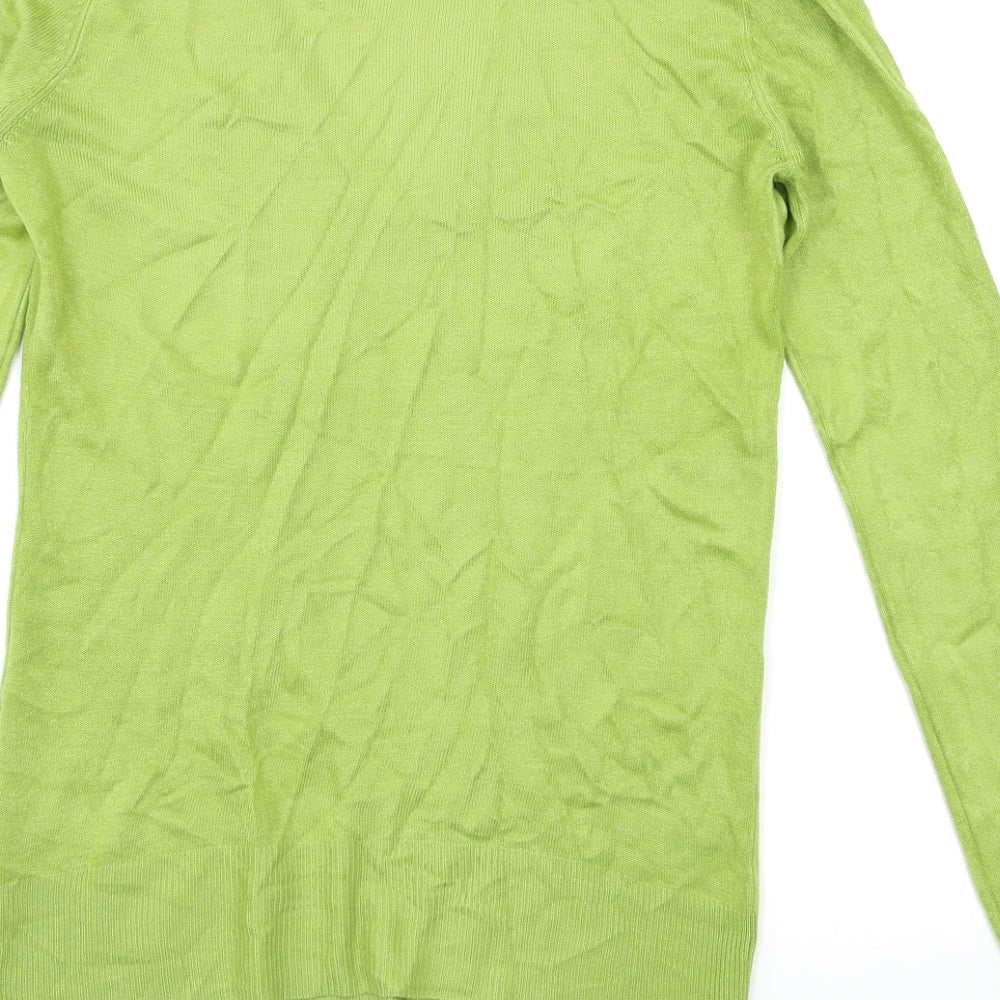 Womens UK Size 8 NEXT Green Pullover Jumper