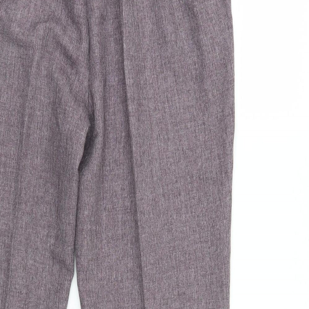 Womens UK Size 18 Damart Regular Fit Purple Trousers