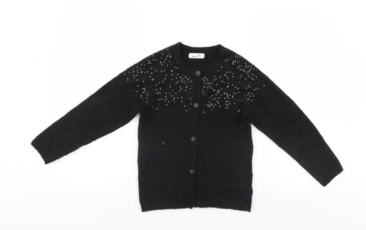 Abcd R Womens Black Cardigan Jumper Size 8
