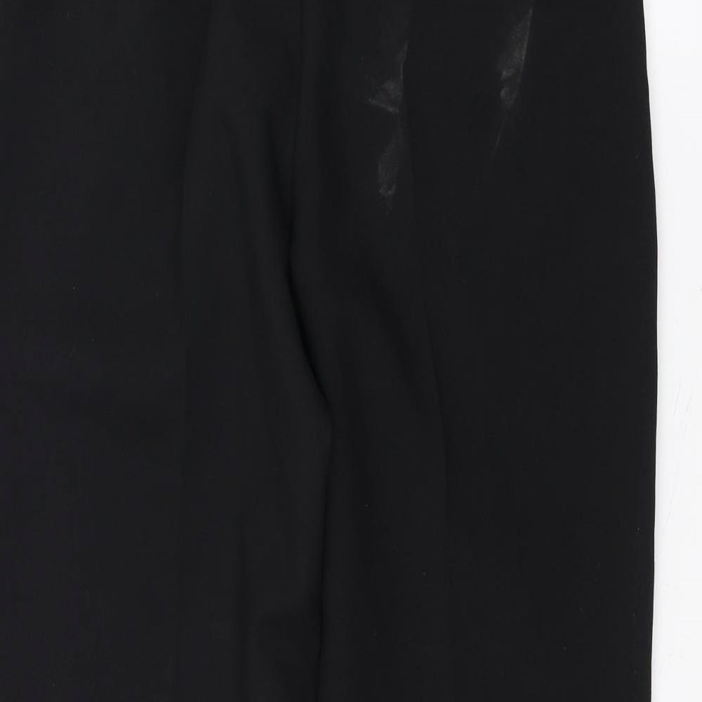 Womens UK Size 14 Marks and Spencer Regular Fit Black Trousers