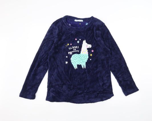 Womens UK Size 12 Preworn Blue Pullover Jumper