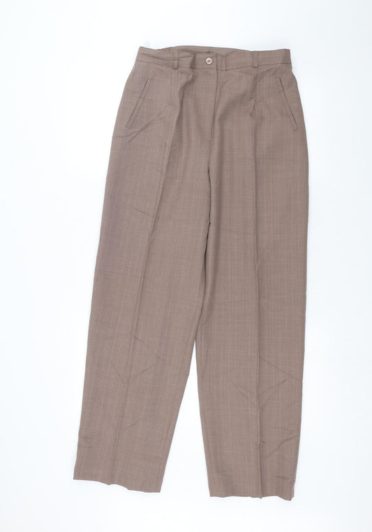 Womens UK Size 14 Bonmarché Regular Fit Purple Trousers