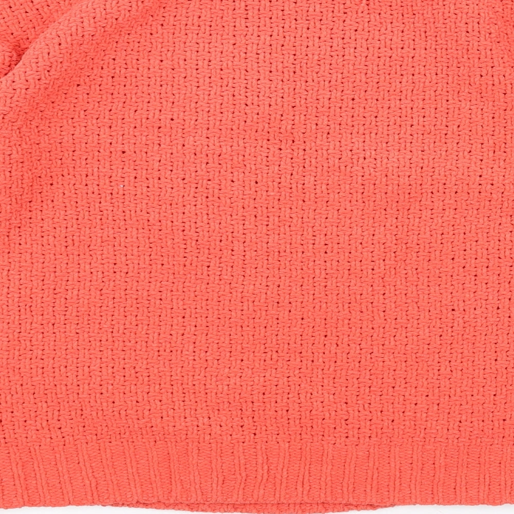 Primark Womens Orange Pullover Jumper Size S