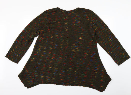 Womens UK Size M new collection Green Pullover Jumper