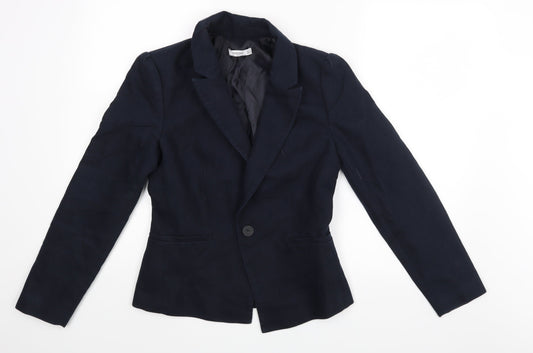 Womens UK Size S Mango Regular Blue Blazer