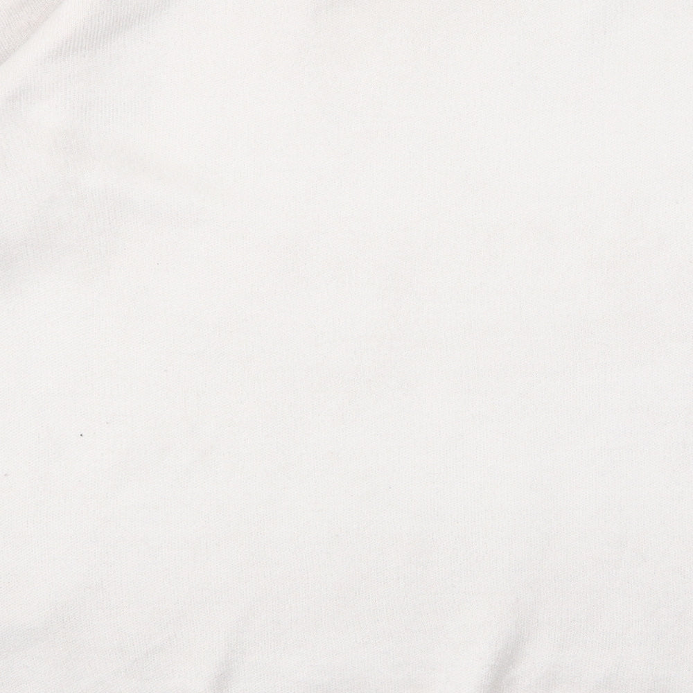 Primark Womens White Pullover Jumper Size M