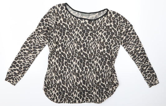 Womens UK Size S Preworn Black Pullover Jumper