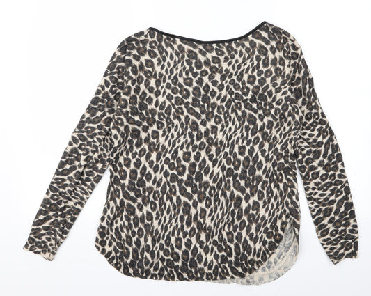 Womens UK Size S Preworn Black Pullover Jumper