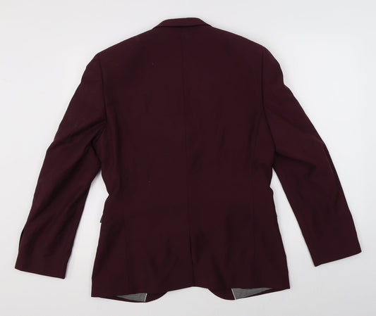 NEXT Womens Purple   Jacket Suit Jacket Size 36