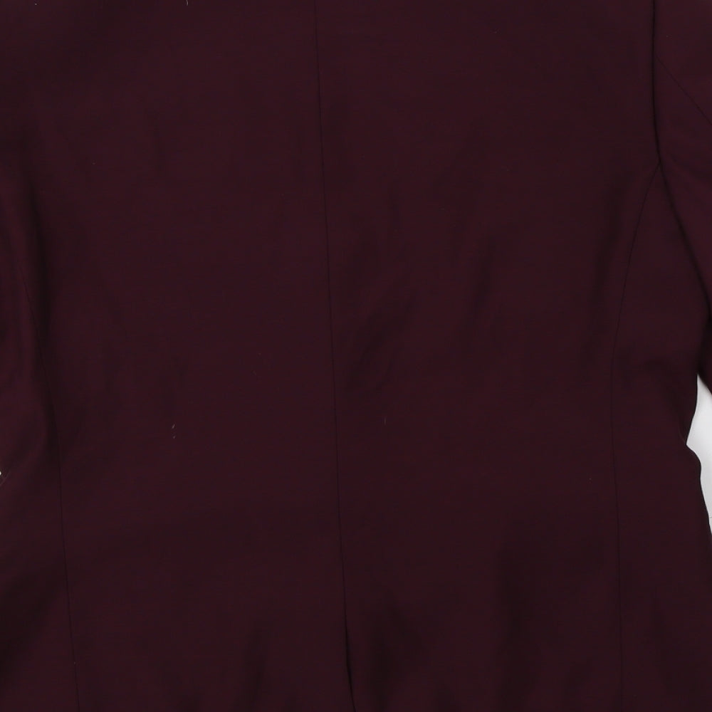 NEXT Womens Purple   Jacket Suit Jacket Size 36