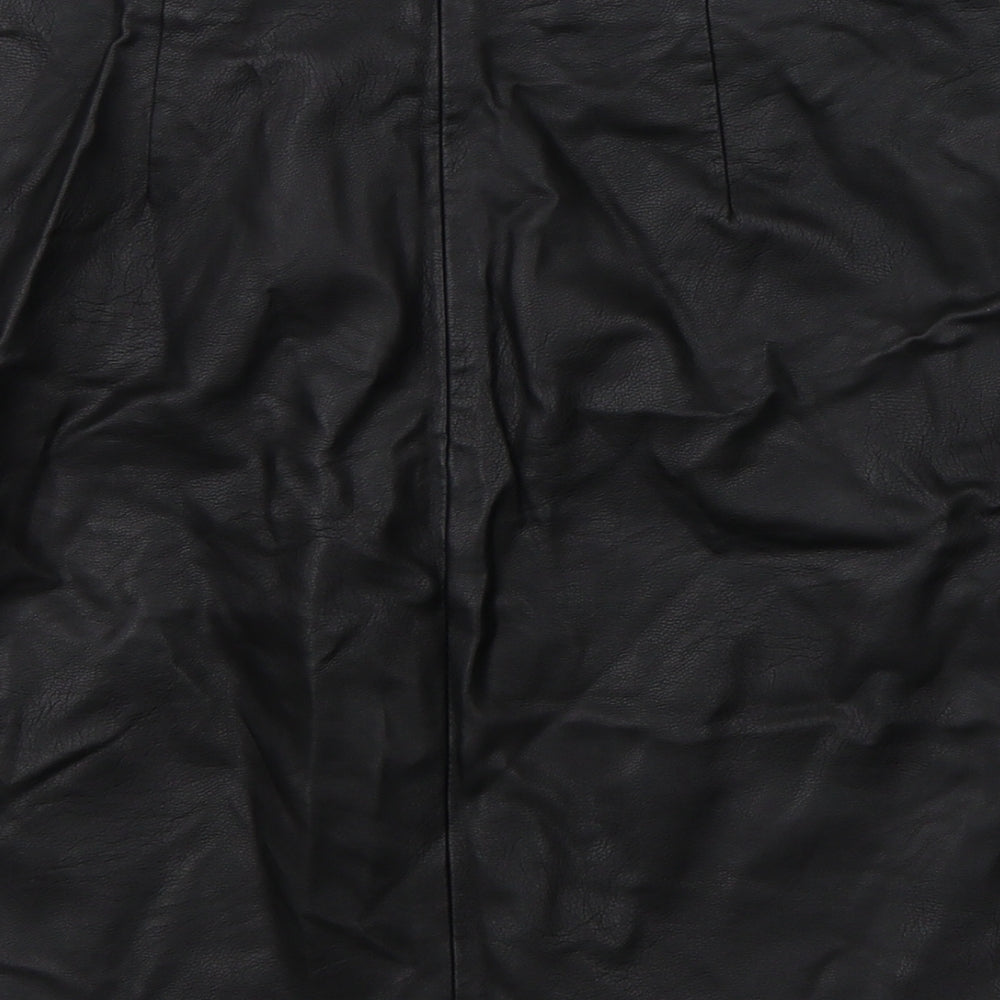 Oasis Womens Black A-Line Skirt Size 8