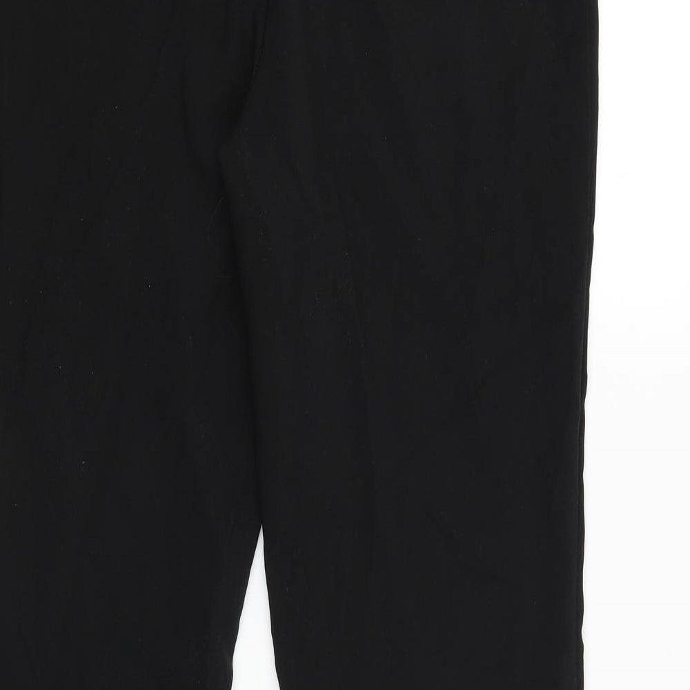 Womens UK Size 10 Dunnes Regular Fit Black Trousers