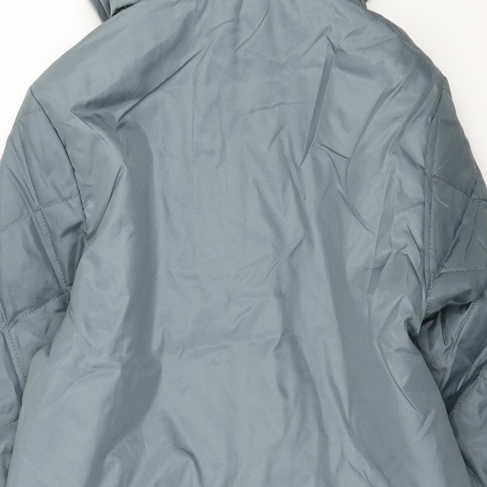 Womens UK Size S Anne De Lancay Grey Parka Coat