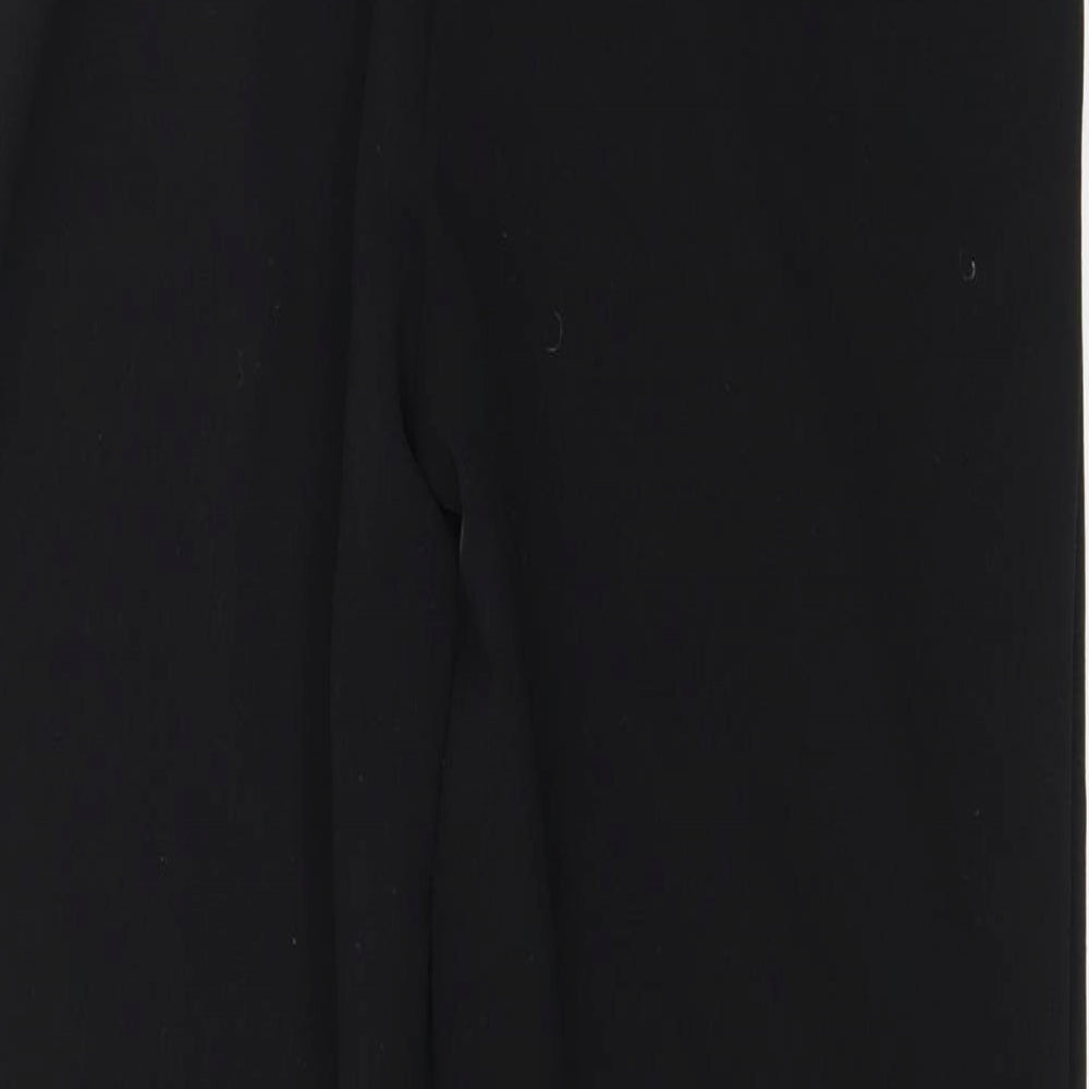 Womens UK Size 28 in Preworn Regular Fit Black Trousers