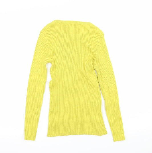 Primark Womens Green Knit Pullover Jumper Size 10