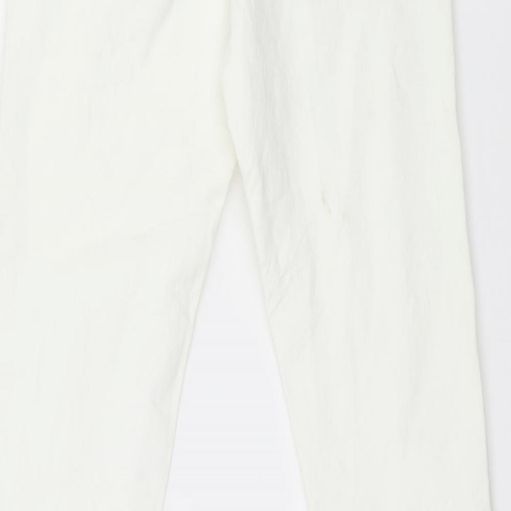 Denim & Co. Womens White Denim Skinny Jeans Size 8 L28 in