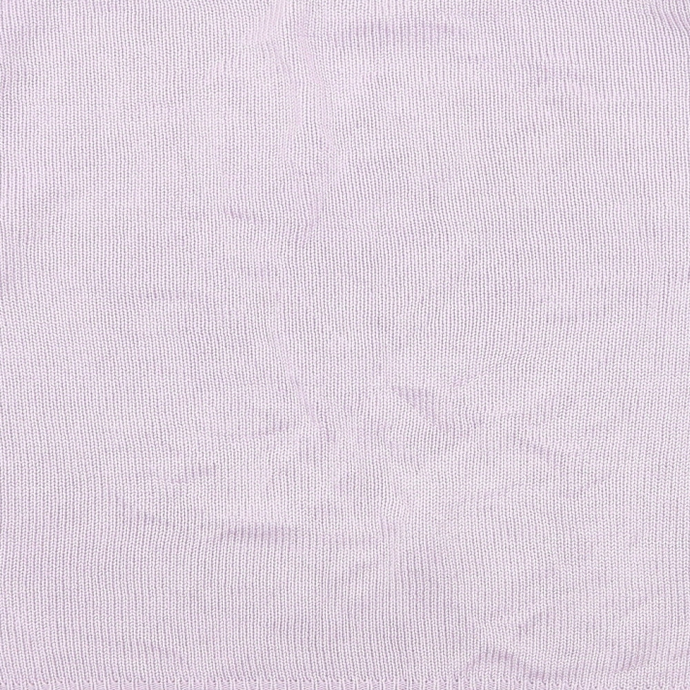 Damart Womens Purple Knit Pullover Jumper Size 10