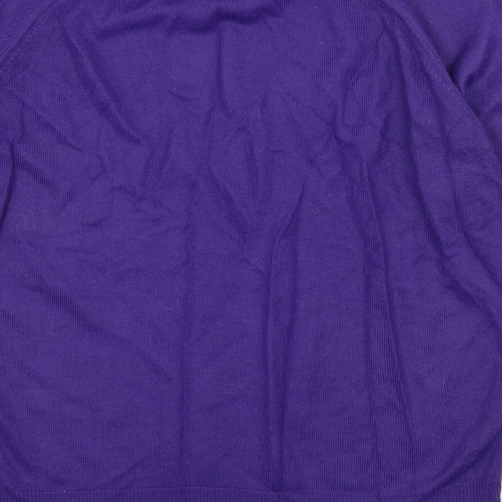 Womens UK Size 12 Littlewoods Purple Pullover Jumper