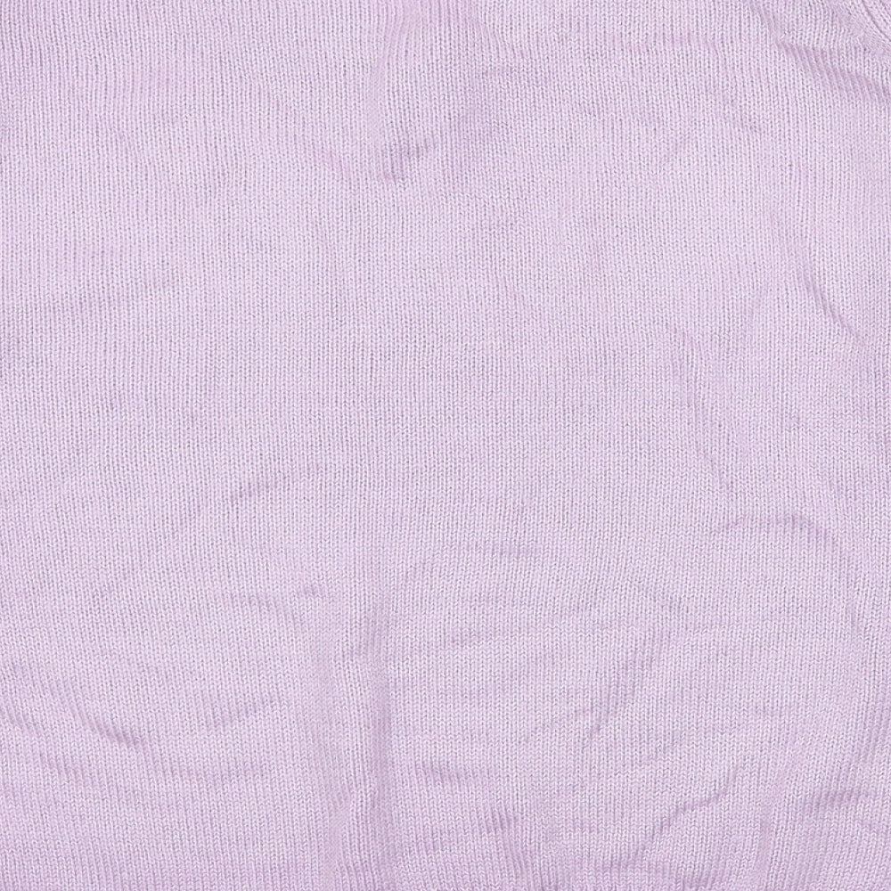 Damart Womens Purple Knit Pullover Jumper Size 10