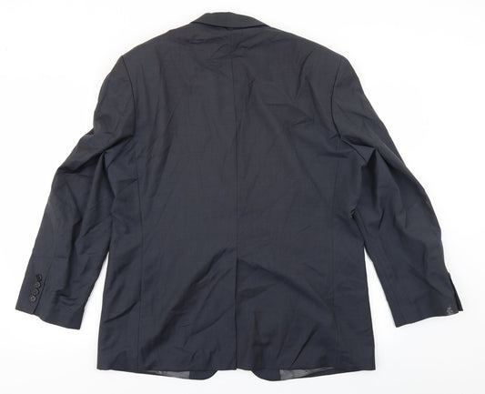Mens UK Size 40 Preworn Regular Blue Suit Jacket