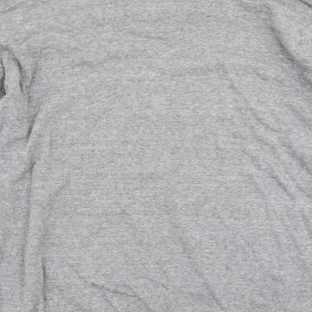 Easy Mens Grey Knit Pullover Jumper Size XL