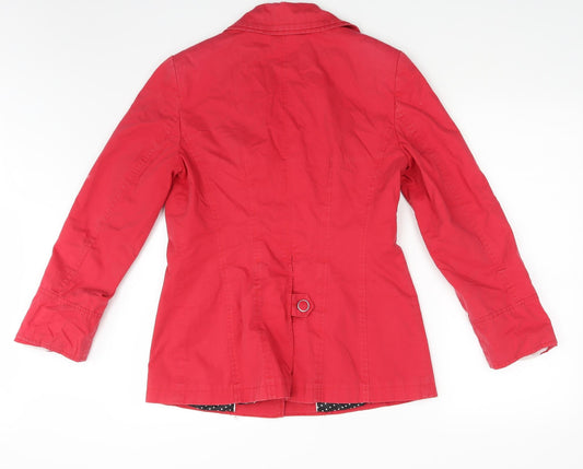 Per Una Womens Red Jacket Size 10
