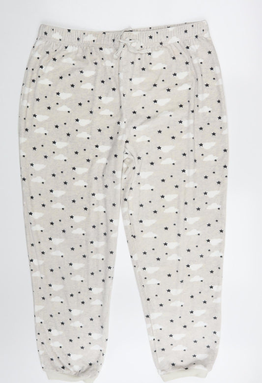 M&Co. Womens Ivory Sweatpants Trousers Size 16 L26 in