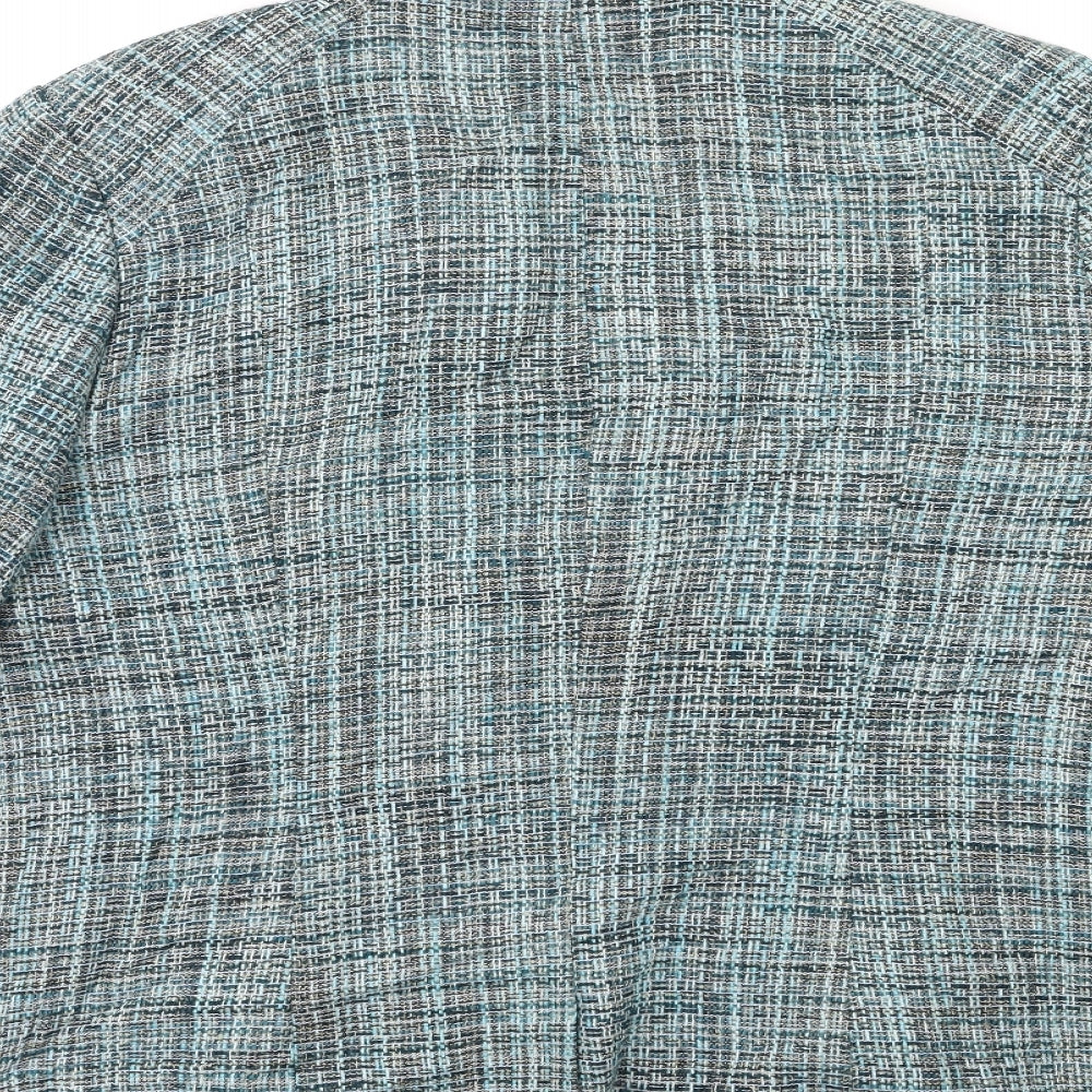 Liz Claiborne Womens Blue Jacket Coat Size L