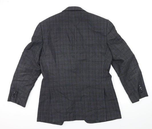 Mens UK Size 40 Marks and Spencer Regular Blue Suit Jacket