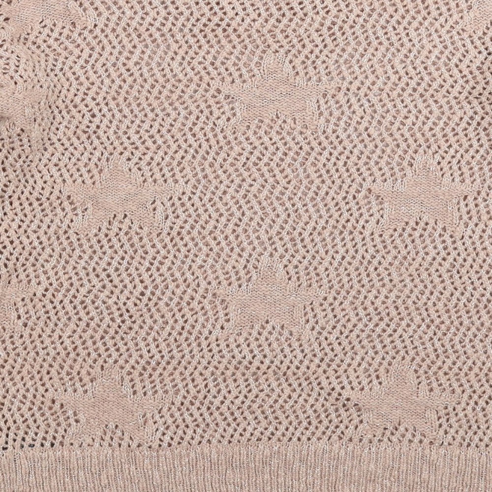 George Womens Pink Knit Pullover Jumper Size 12