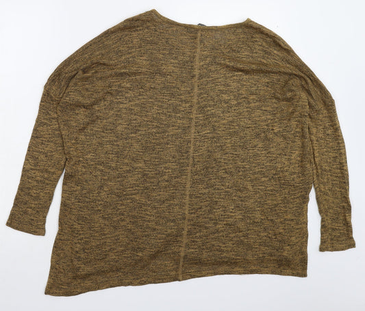 Womens UK Size 8 NEXT Beige Pullover Jumper