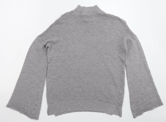 F&F Womens Grey Knit Pullover Jumper Size 12