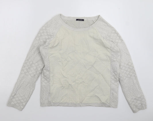 Promod Womens Grey Knit Pullover Jumper Size S