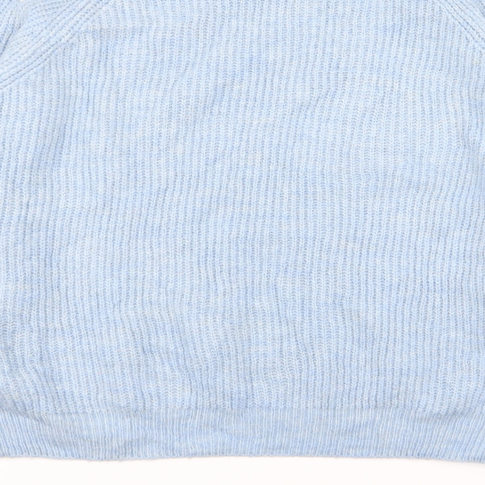 Womens UK Size M M&S Blue Pullover Jumper