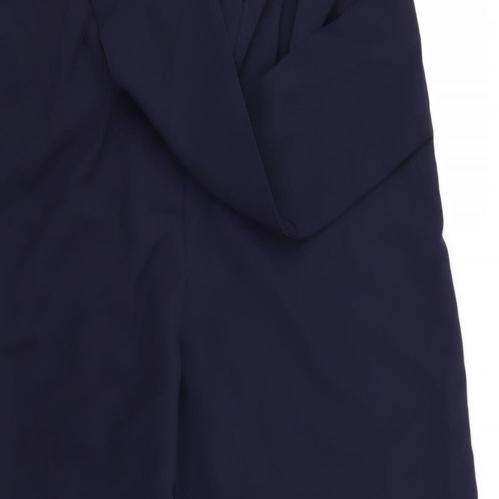 Womens UK Size 12 ASOS Regular Fit Capri Blue Trousers